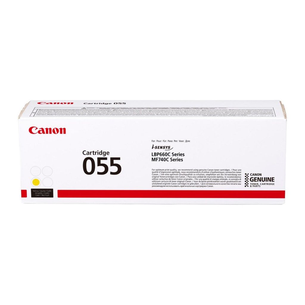 Original Canon 055 Yellow Toner Cartridge 3013C002